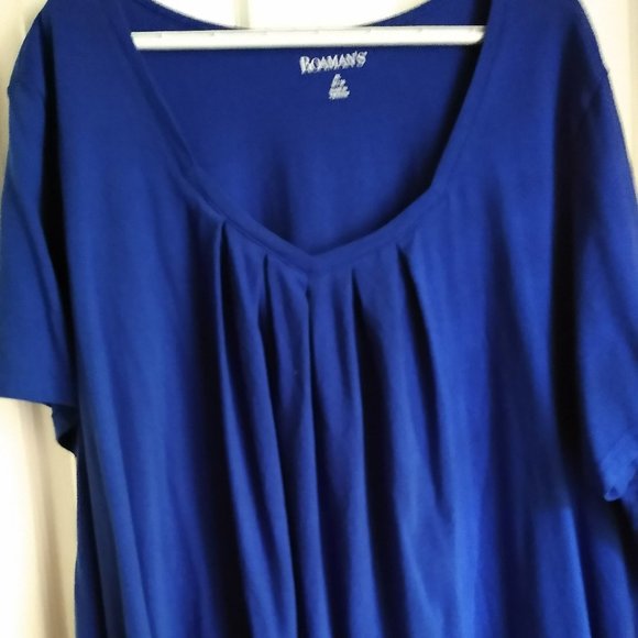 Plus size knit short sleeve tunic - Picture 1 of 4